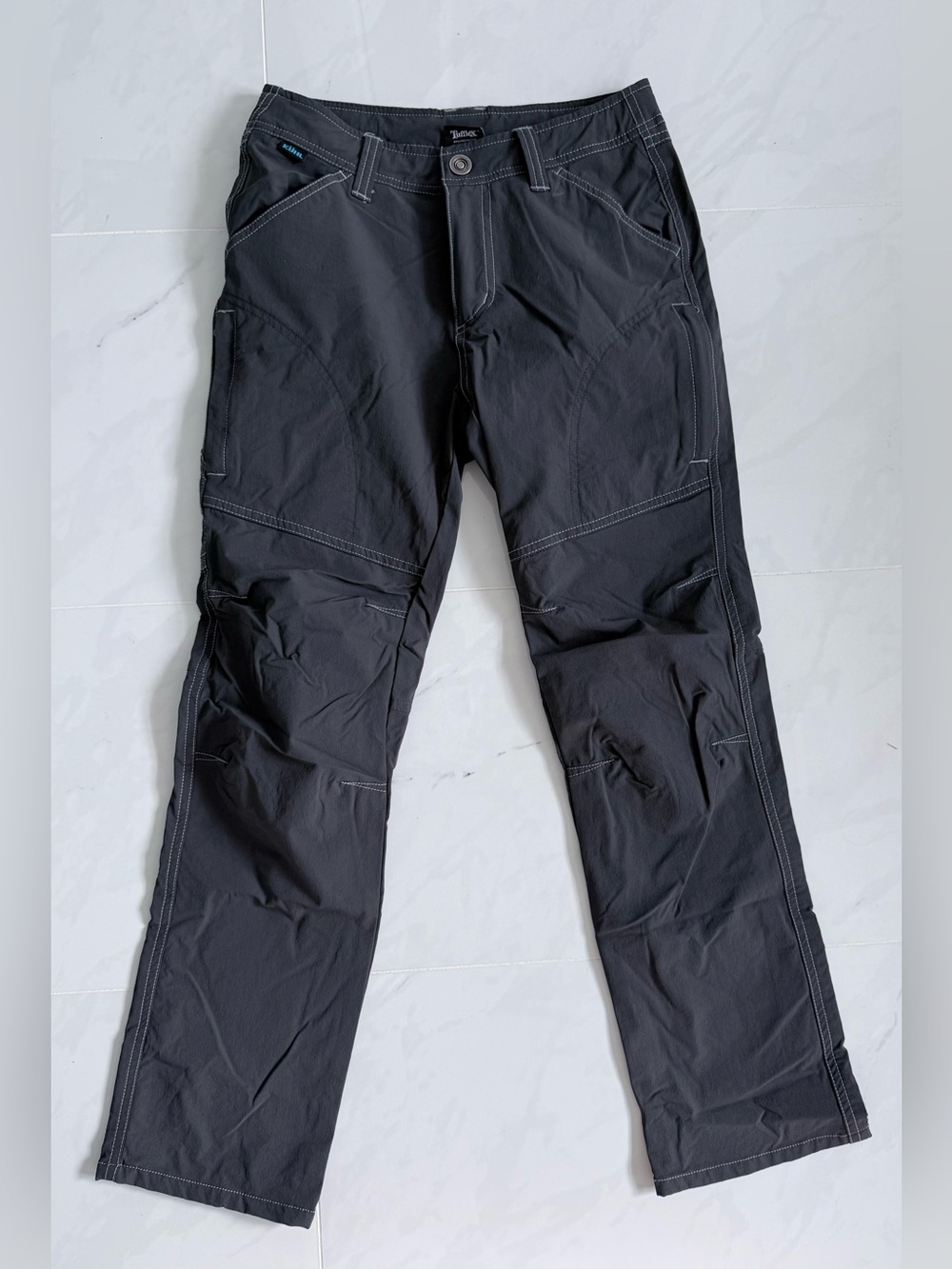 EUC KÜHL Youth Boys Renegade Hiking Pant Gray Size Medium 10/12